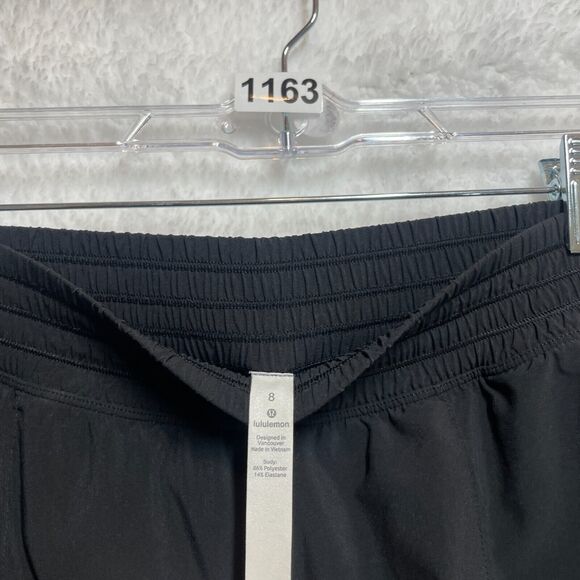 Lululemon Wanderer Culotte Wide Leg Pants 8 Black Pockets Swift Lightweight - Picture 3 of 14